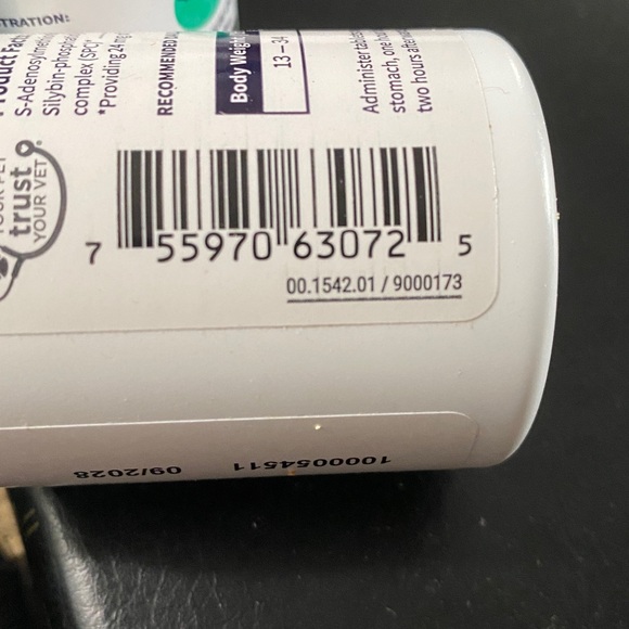 Denamarin liver health supplement for medium dog. (Nutramax laboratories) - Picture 5 of 8